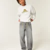 Vaqueros holgados gris skater