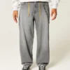 Vaqueros holgados gris skater