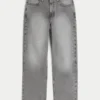 Vaqueros holgados lavados en gris