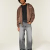 Vaqueros superbaggy lavados en gris