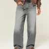 Vaqueros superbaggy lavados en gris