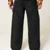 Vaqueros superbaggy lavados en negro