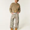 Vaqueros superholgados de camuflaje