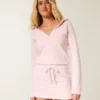 Vestido de manga larga con capucha y forro polar