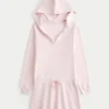 Vestido de manga larga con capucha y forro polar