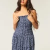Vestido falda pantalón de punto sin tirantes