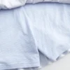 Vestido falda pantalón de punto sin tirantes