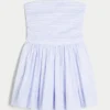 Vestido falda pantalón fruncido