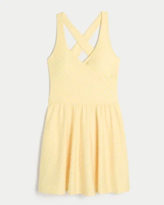 Vestido halter con envoltura Active Recharge de Gilly Hicks