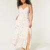 Vestido largo con espalda abierta