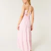 Vestido largo con espalda abierta