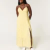 Vestido largo con espalda abierta
