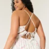 Vestido largo con espalda abierta