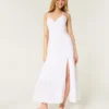 Vestido largo con espalda abierta