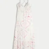 Vestido largo con espalda abierta