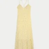 Vestido largo con espalda abierta